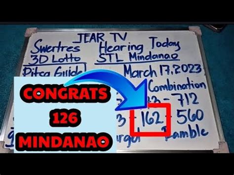 mindanao swertres guide|MARCH 26,2023/SWERTRES & STL MINDANAO PITSA GUIDE .
